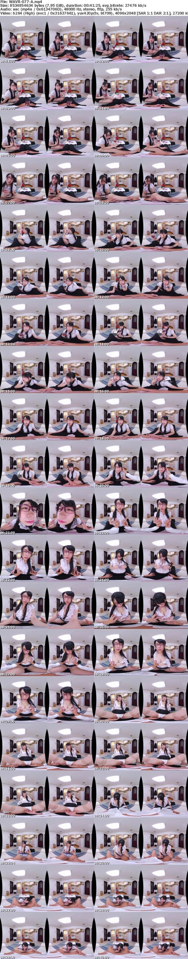 (VR) WAVR-077 日本人女性を高確率で膣中イキさせることのできるボクのチ○ポVR！！ チ○ポを挿れた瞬間…天をあおいでよだれを垂らしてハメ潮ブッシャー！！さらに涙を流して感じまくり＆イキまくり！チ○ポの王様体験VR