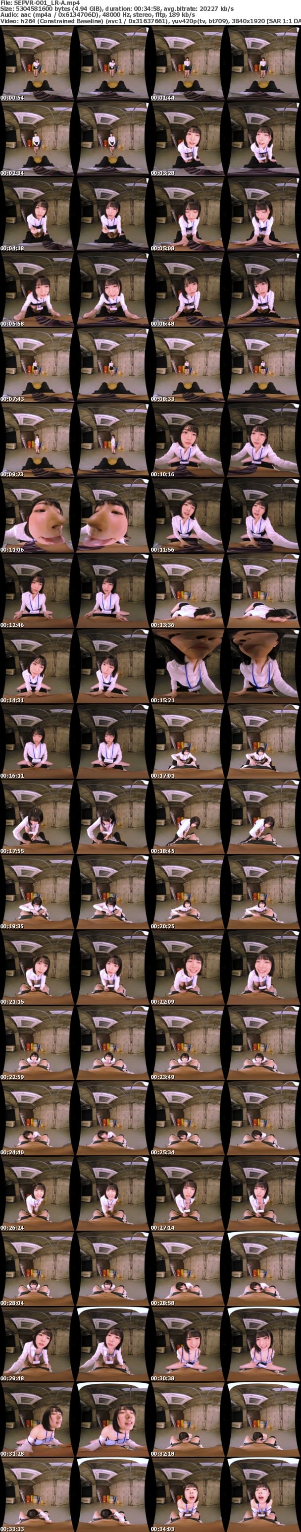(VR) SEPVR-001 【超高画質60fps】長尺125分　責める皆月ひかるの小悪魔3シチュエーション×3射精。「OL×女子校生×妹」