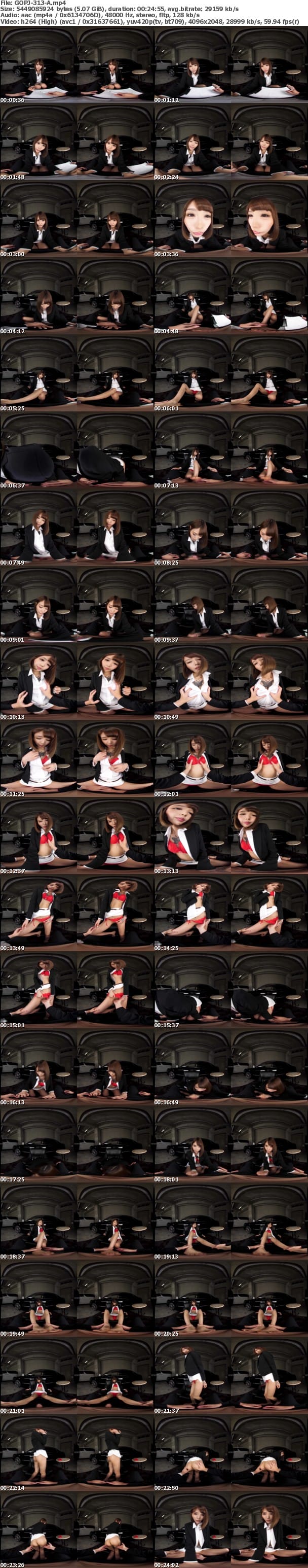 (VR) GOPJ-313 HQ 劇的超高画質 佐藤エル 180cm長身タトゥー超美人の妖艶な営業テクで誘惑 女性カーディーラーの淫らな性営業2