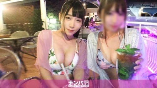 200GANA-2138 プールナンパ 28 ナイトプールで女子2人組をホテルへ連れ込み！ノリノリの友達は男と別部屋でSEX！