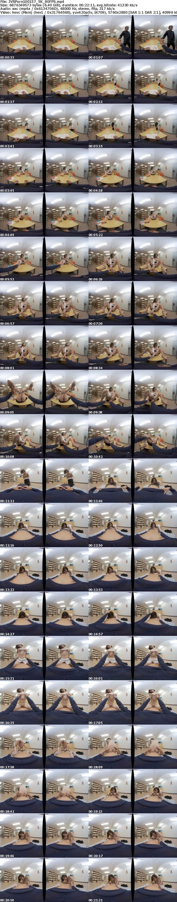 (VR) JVRPorn100157 Interesting Prank in Library 河合サリ