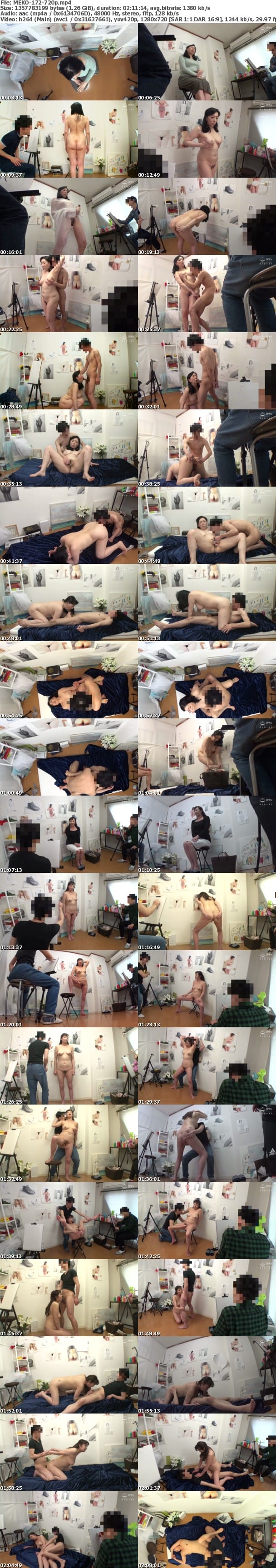 (HD) MEKO-172 ヌードデッサンモデルの高額アルバイトでやってきた人妻さんに男根挿入して種付けSEXするビデオ19