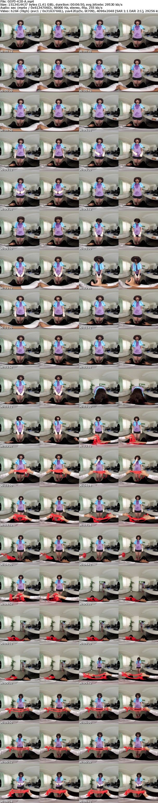 (VR) GOPJ-428 HQ 劇的超高画質 ボクシング部員脅迫強淫 友達を救うため拳を振るってしまった美少女が無理やりハメ犯●れる