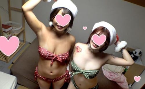 FC2-PPV 1620064 聖なる種付けパイパン 可愛すぎるギャル水着サンタさんとハッピーメリクリ乱交動画　OLナンパ天国！