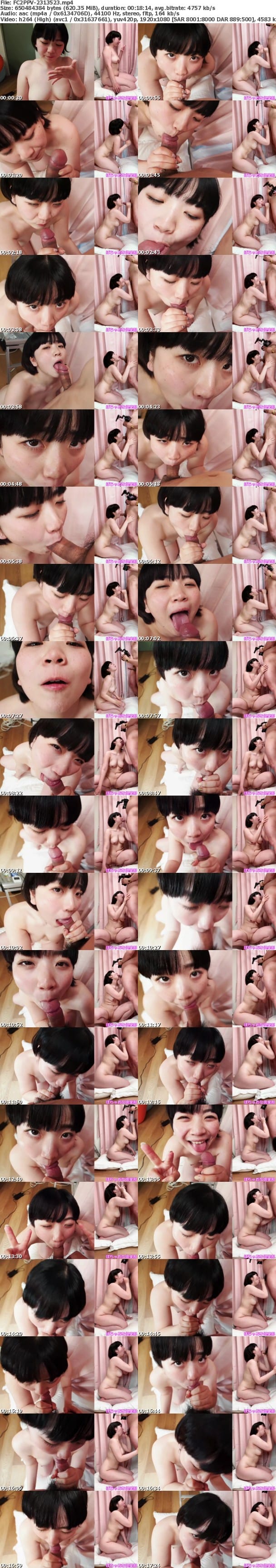FC2-PPV 2313523 フェラ抜きザーメンごっくん2発！お願いしたらNGプレイも頑張ってくれる女の子♪苦手でも笑顔で献身プレイ！いろはちゃん第3章_おまけ
