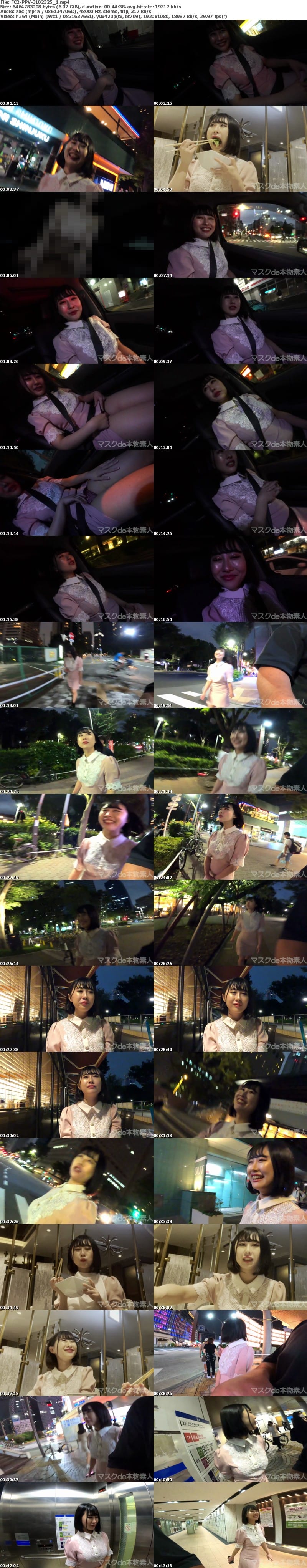 FC2 PPV 3102325 独占販売 『完全顔出し』逸材！！化け物！！、ショートカットの天然Fカップ国宝級激カワ娘の連続イキまくり！、お嬢様大学JDは、人生初のカーセックスで、イキ倒す！、個撮２８１人目
