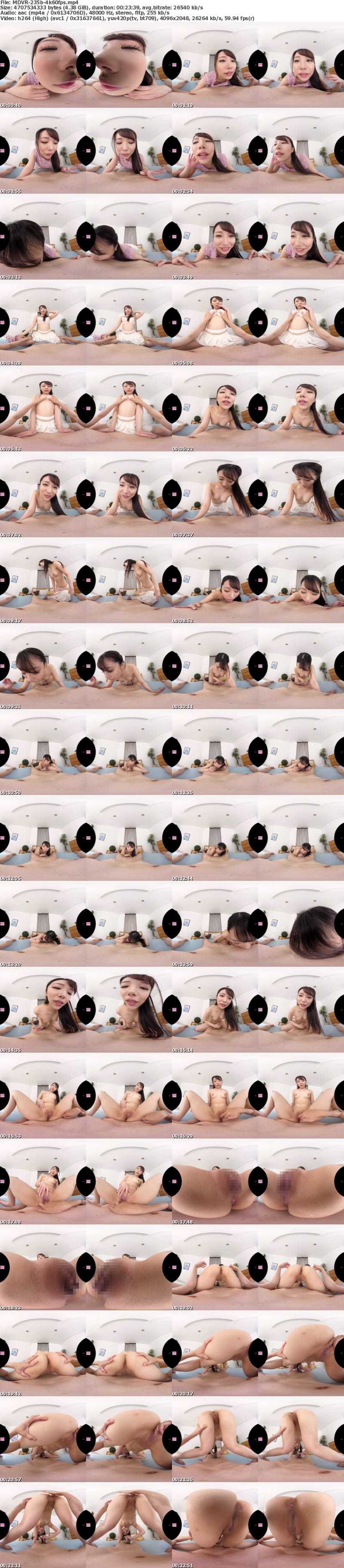 MDVR-235 【VR】元女子アナウンサーがベロと唾液た～っぷりでペロペロご奉仕SPECIAL VR！！ 顔も！声も！口の中も！高音質×高画質で全部アナタに届くといいな…。 尾崎えりか