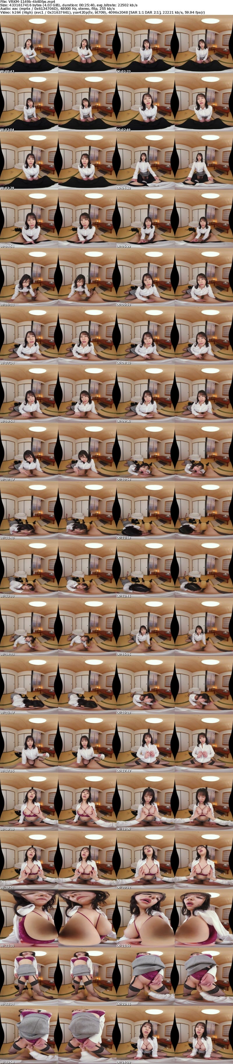 VRKM-1149【VR】どこでも即ヌキされる主従関係 フェラ女帝の女上司に強性射精させられる夜 西野絵美