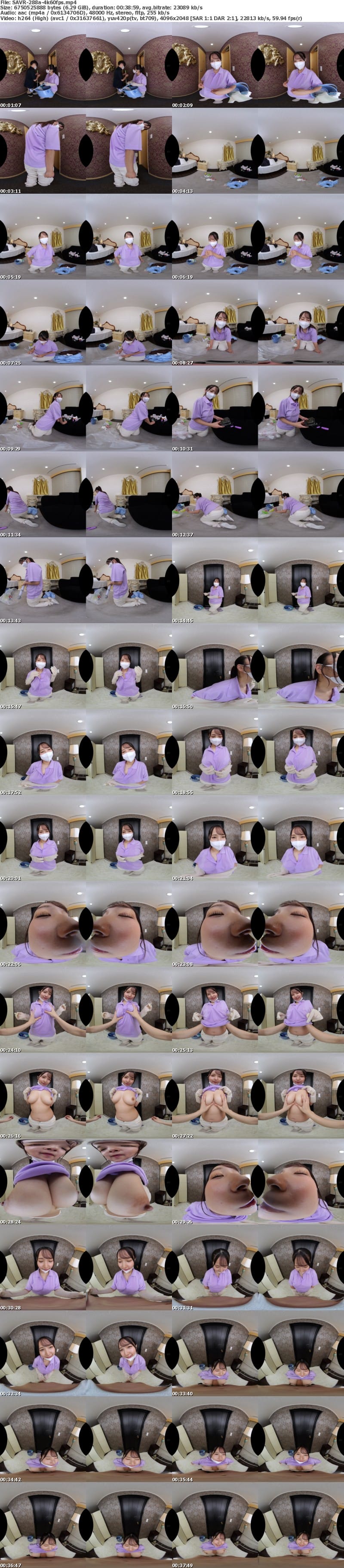 SAVR-288 【VR】優しく、後輩想いで、汗っかきで、爆乳な先輩の惑わすおっぱい 仕事が上の空になるノーブラ巨乳に我慢が出来ず、バイト中に何度もヌかれまくったラブホ清掃員のボク